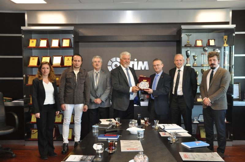 Fransa Savunma Ataşesi ve Fransa Ekonomi Müsteşarı OSSA'yı Ziyaret Etti