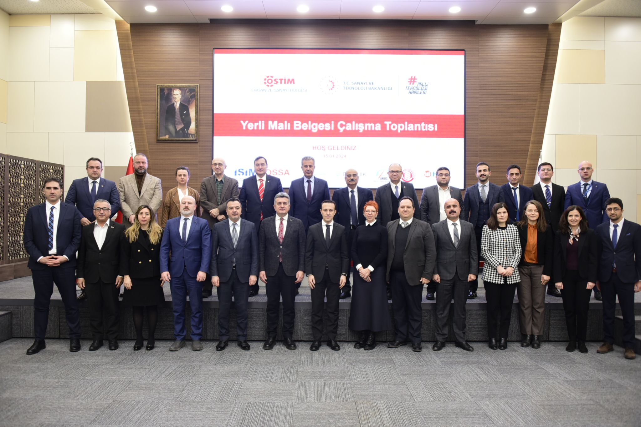 Sanayi ve Teknoloji Bakanlığı Yerli Malı Toplantısı Katılımı