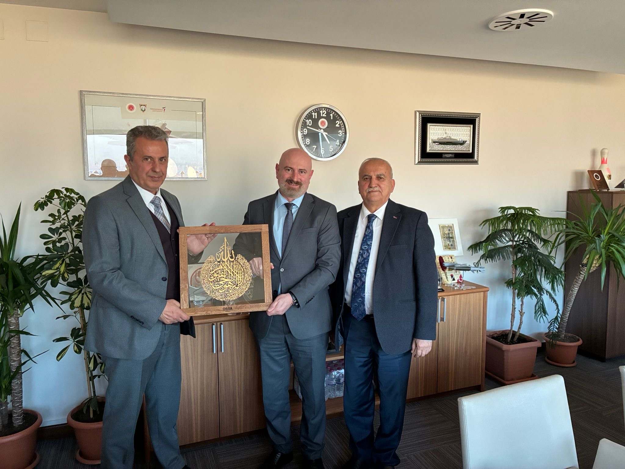 SSB Siber Güvenlik ve Bilgi Sistem Daire Başkanı Sayın Murat Çizgel’e Hayırlı Olsun Ziyareti