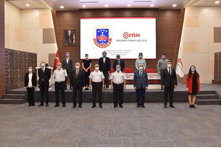 Jandarma Genel Komutanlığı OSTİM’i Ziyaret Etti