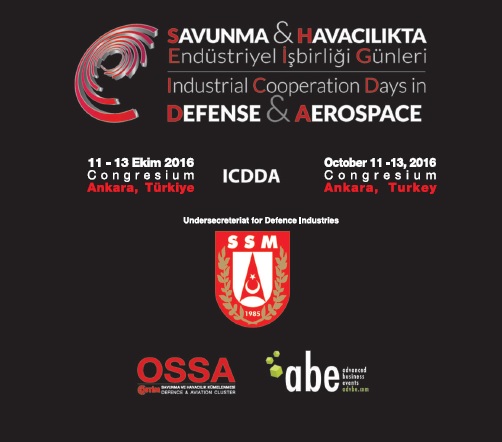 Savunma ve Havacılıkta Endüstriyel İşbirliği Günleri (ICDDA 2016) Etkinliğimizi Tamamladık.