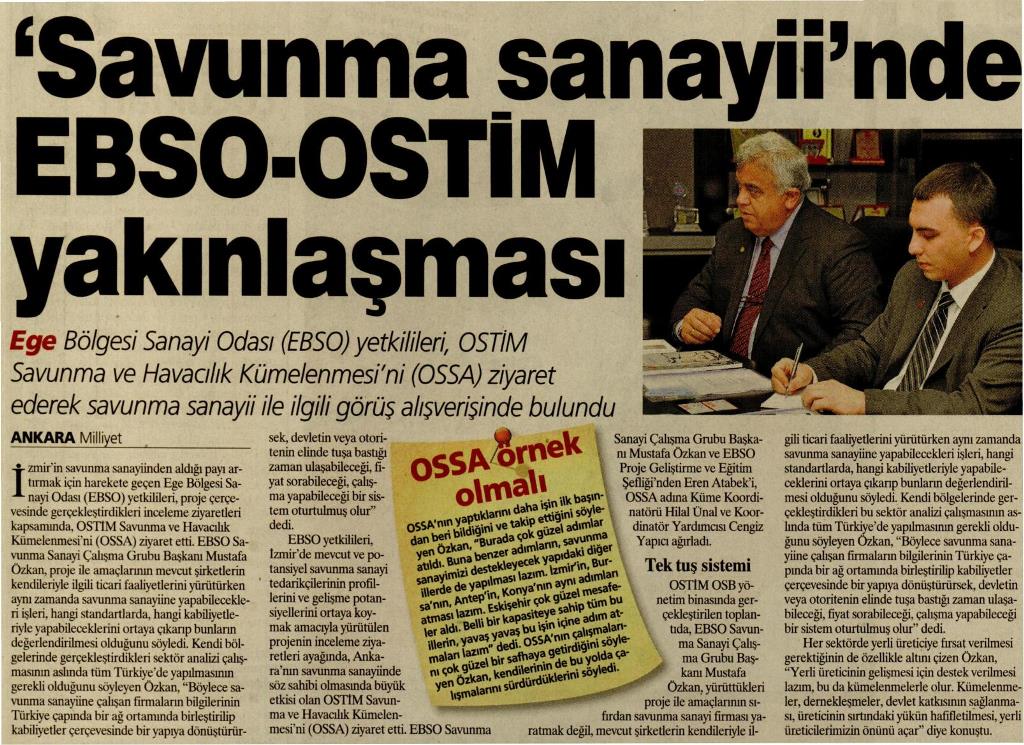 Savunmada EBSO-OSSA Ziyareti